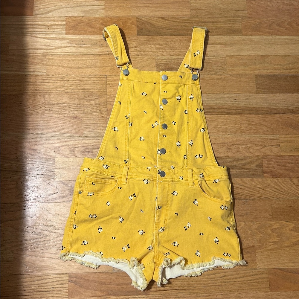 Tinseltown Sunny Yellow Overalls